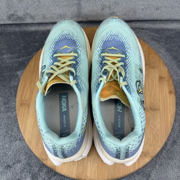 HOKA Mach X Shoes Mens Size 9 D Green Low Top Running Sneakers Cushioned MACHX main image 6
